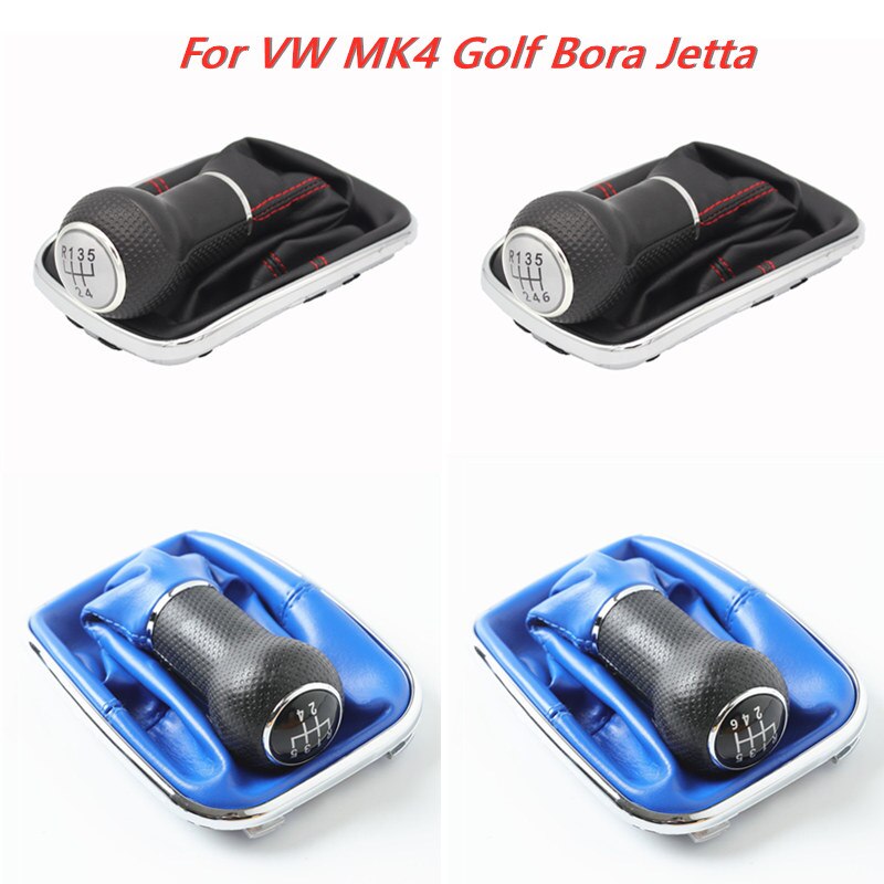 Pomo de cambio de marchas de coche, accesorios de 12mm para Volkswagen VW Golf 4 MK4 Bora Jetta GTI R32 2000 2001 2002 2003 2004