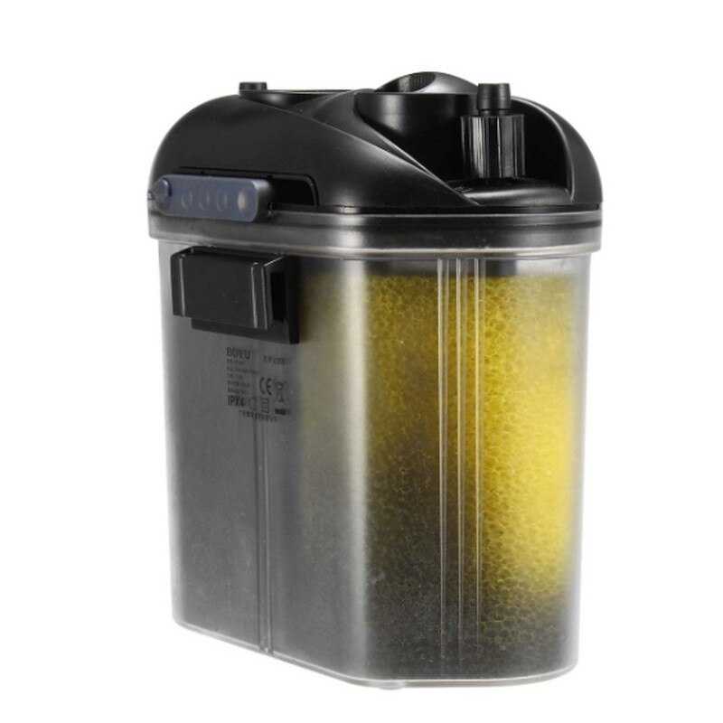 BOYU-filtro de bote externo para acuario, EF-05 de agua dulce marina, 5W, 150L/H, EF-05, 5,5 W, 220V
