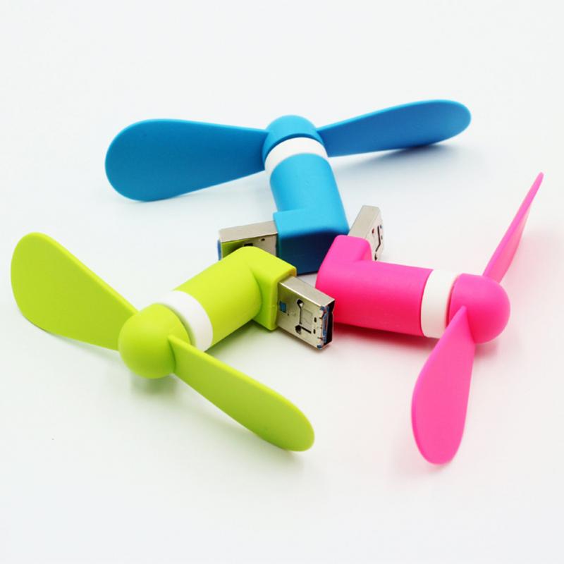 Pocket Fans USB Gadget OTG Mini Micro USB Large Wind Cooling Fan For OTG Android Mobile Phones Desktop Laptop