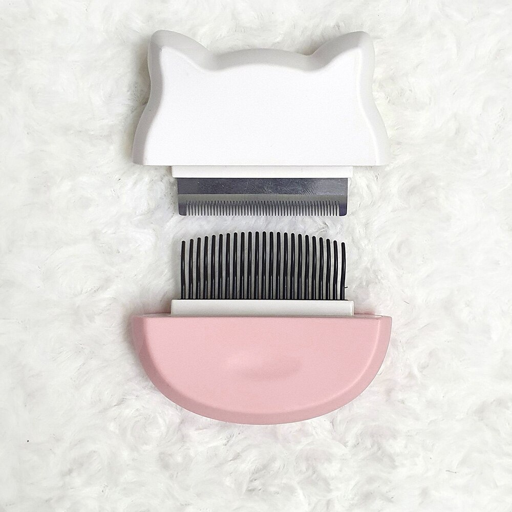 Huisdiervacht knooptang, hondentrimmer, verharingsgereedschap, huisdierkat, ontharingskam, borstel, dubbelzijdige huisdierproducten