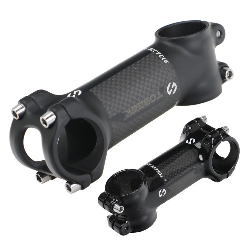 Bike Vorbau Lenker Riser MTB Carbon Stem Fahrrad Lenker Extender Radfahren Teile Aluminium Rennrad Vorbau 6 Grad 60-120mm