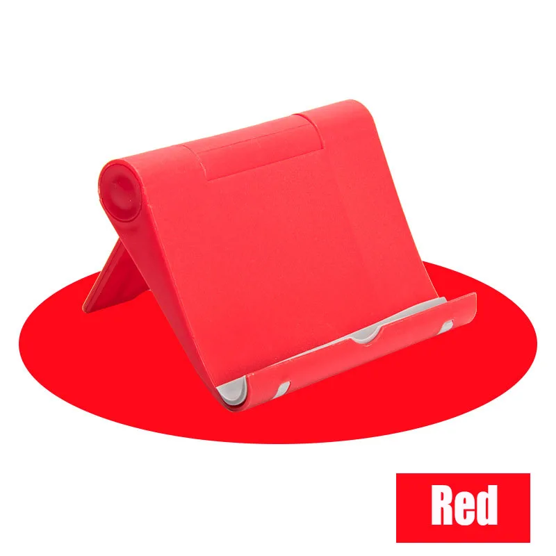Smartphone Houder Communicatie Accessoires Universele Tablet Standhouder Mobiele Telefoon Desktop Bureau Stand Ondersteuning Tablet Telefoon: Rood