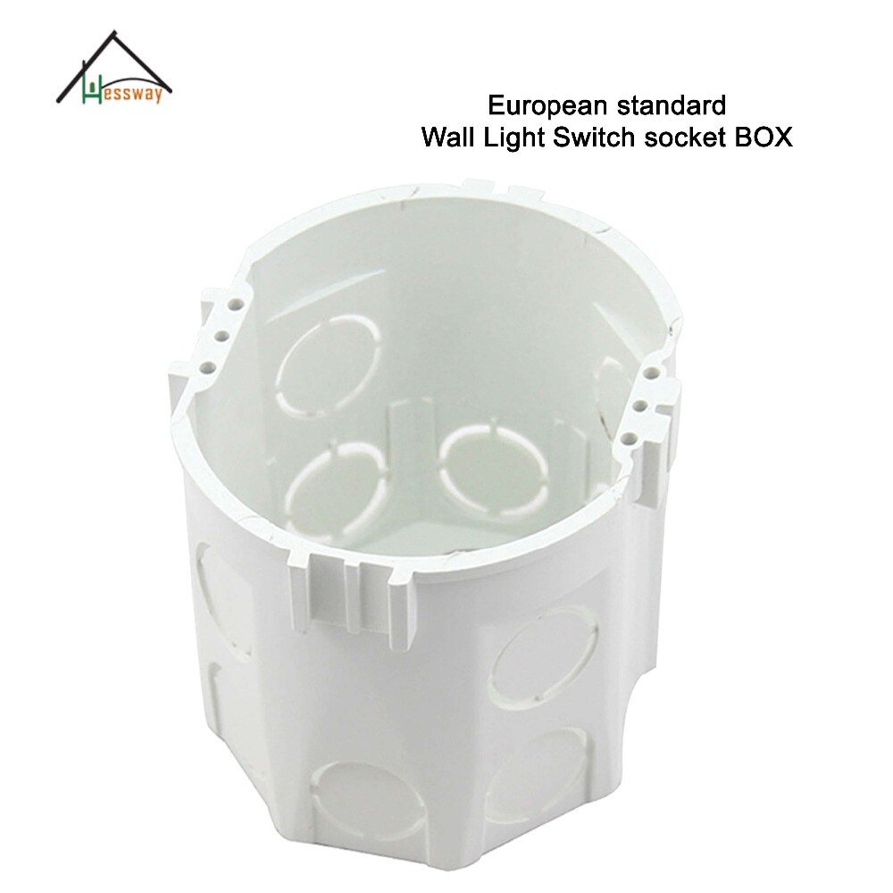EU mount back box for wall socket Light Switch