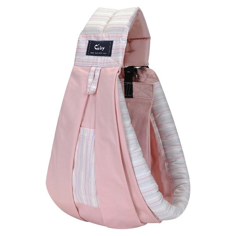 front baby carrier CUBY Baby Sling Baby Wrap Cotton wrap baby Soft Breastfeeding Cartoon animal pattern Ergonomics: Pink