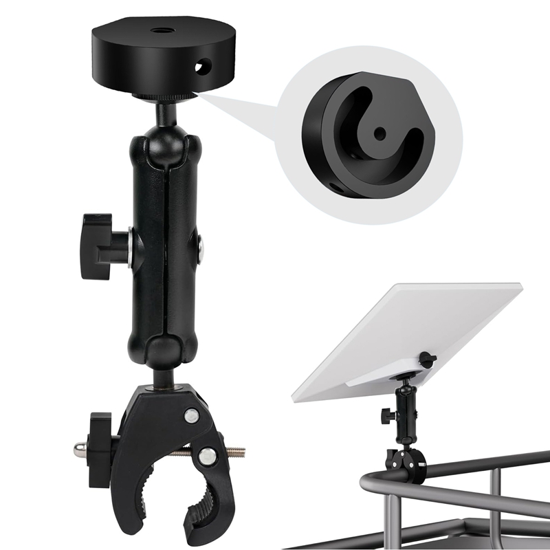 For Starlink Mini Mount Adjustable Clamp Bracket Kit Roof Mount for RV Ladders Roof Rack Yacht Camper Starlink Accessories