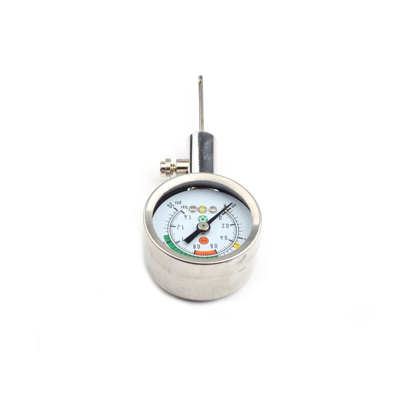 Barómetro de baloncesto , aguja de presión de Gas de Metal, reloj de aire para balón de fútbol, voleibol, barómetros de balonmano