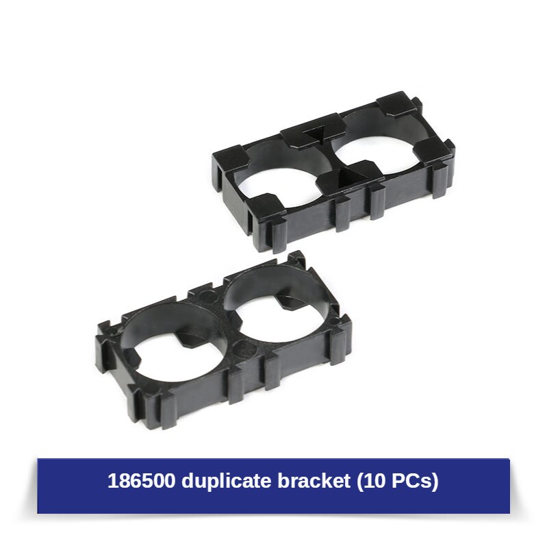 10pcs 18650 Lithium Cell Cylindrical Battery Case Holder Batteries Pack Plastic Holder Bracket for Diy Battery Pack: B