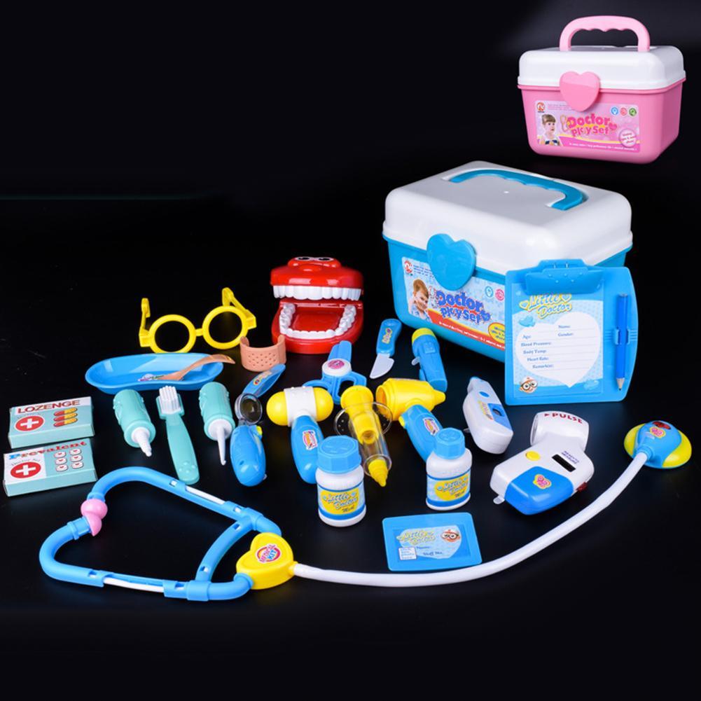 Play Pretend Doctor Nurse Toy Kit Dentist Playset for 3 Years Old Boys Girls