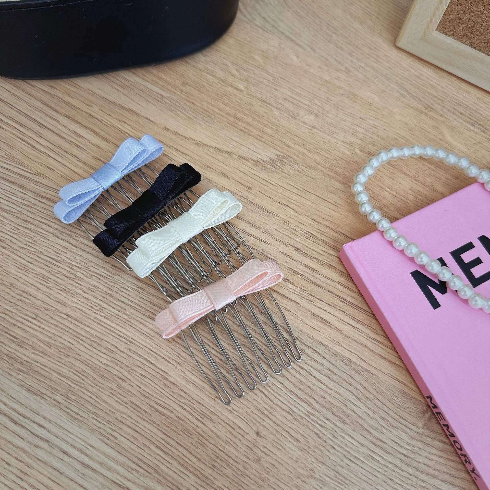 Prinsessenstijl Invoegen Kam Clip Vrouwen Meisjes Lieve Pony Clip Haarspelden Achterhoofd Hoofdtooi Gebroken Haar Afwerking Gereedschap Haarclip