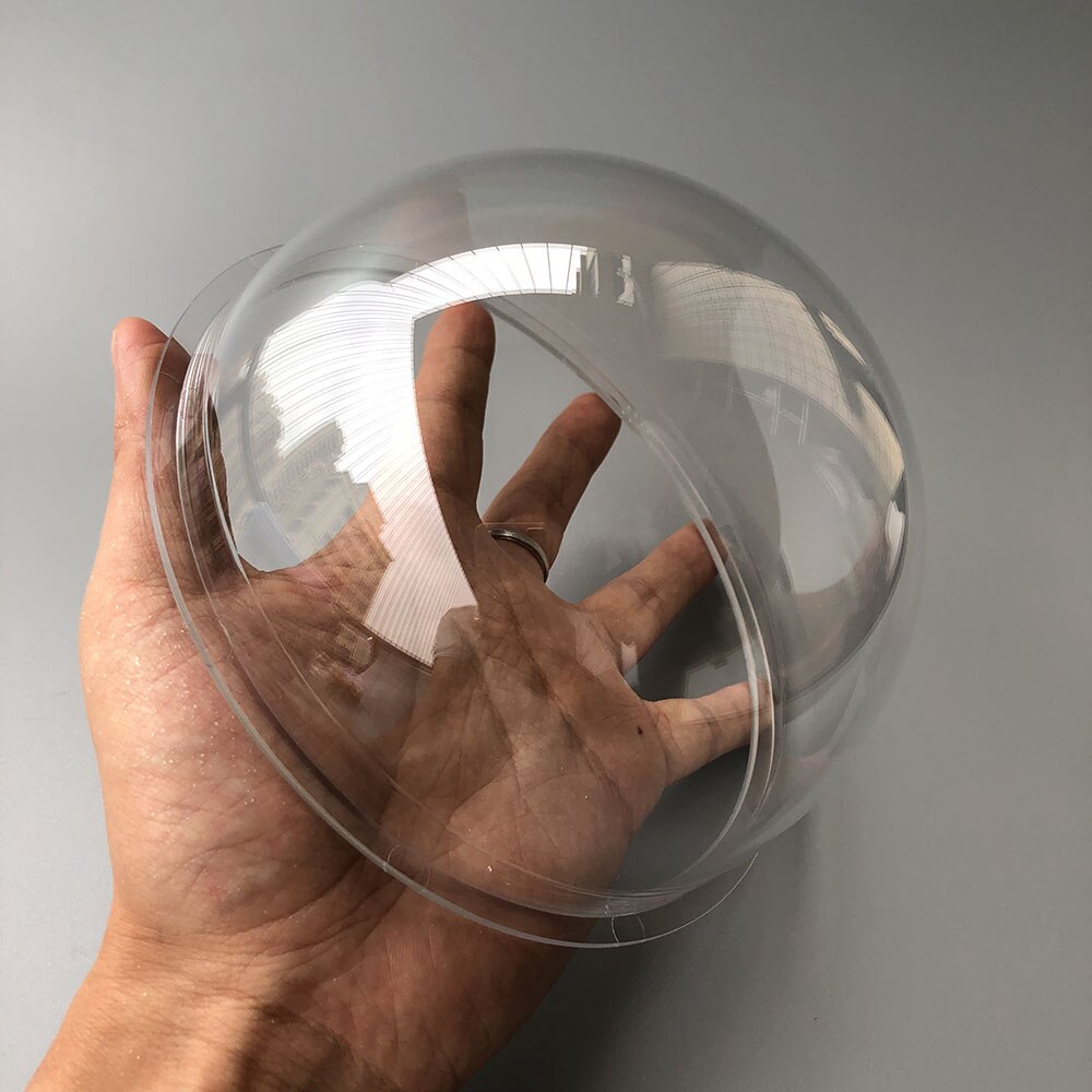 162 x 85.5mm 6 tommers original kamerakuppel akrylkuledeksel gjennomsiktig etui overvåkingsutstyr tilbehør speed ball skjold