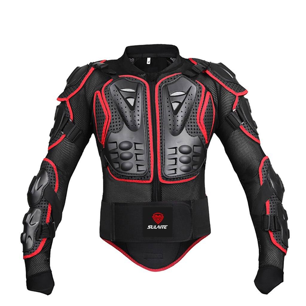 Armadura de cuerpo completo para Motocross, chaqueta de motocicleta con protección para el cuello, traje de equipo de protección para moto # K: L