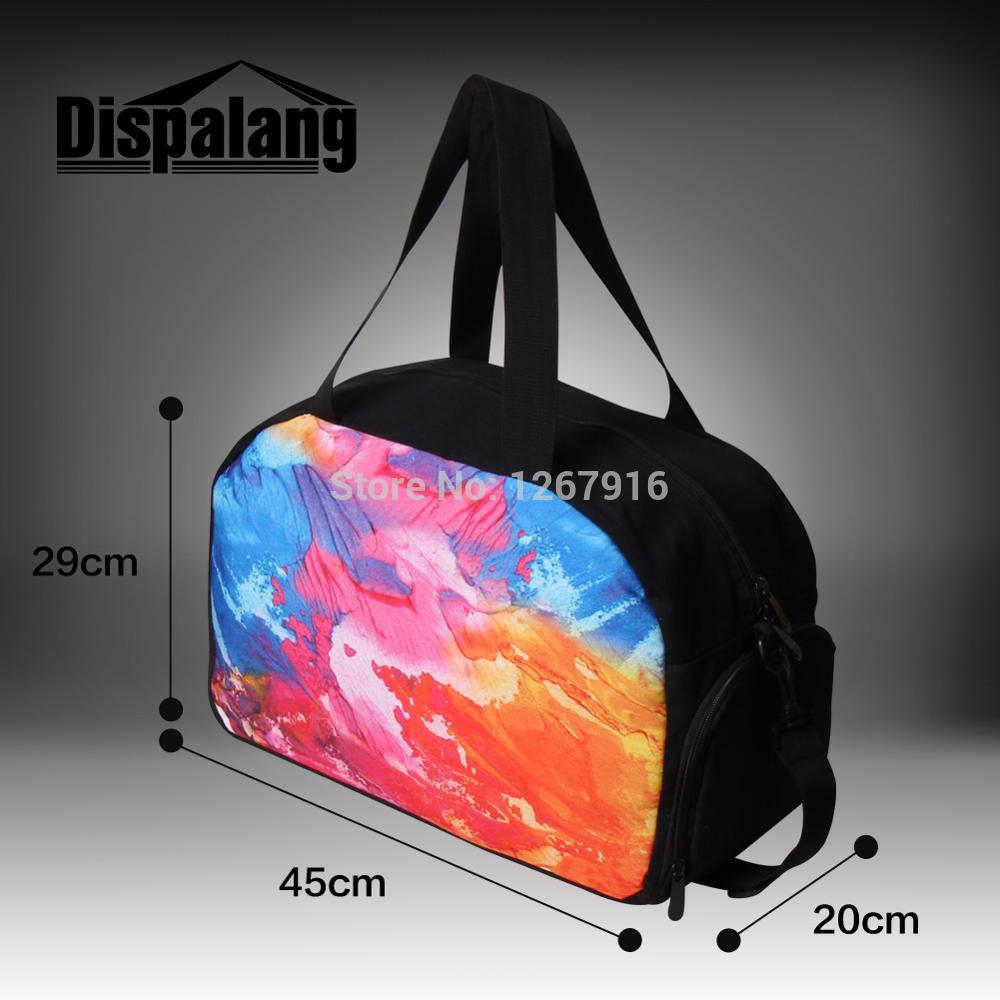Dispalang bloemenschedelprint dames weekendtas dames reistassen grote bagagetas voor heren sportieve weekendtassen