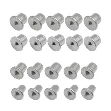 20Pcs Deuvel Centre Point Set 6Mm 8Mm 10Mm 12Mm Pin Hout Boor Gat Locatie Tenon center Houtbewerking Voor Hard Zacht Hout