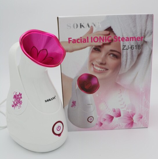 Facial Steamer Large-capacity Water Tank Gentle Deap Cleaning Face Steamer Electric Spa Steamer Whitening Blackheads Extractors: Face steamer