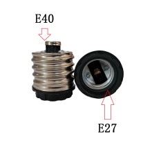 Lampvoet E40 Om E27 Led-lampen Adapter Converter Socket Lamp Base Houder Voor Led Halogeen Gloeidraad cfl Licht