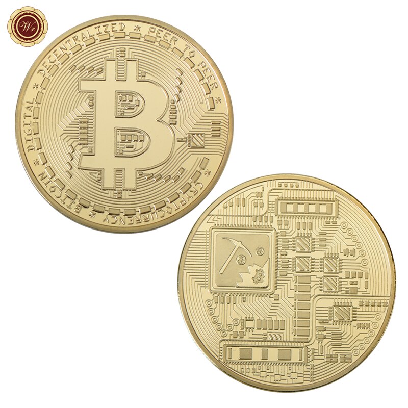 Bitcoin portachiavi morso moneta briscola increspatura Ethereum monete remy placcato in oro sfida portachiavi con monete di crittografia per lui