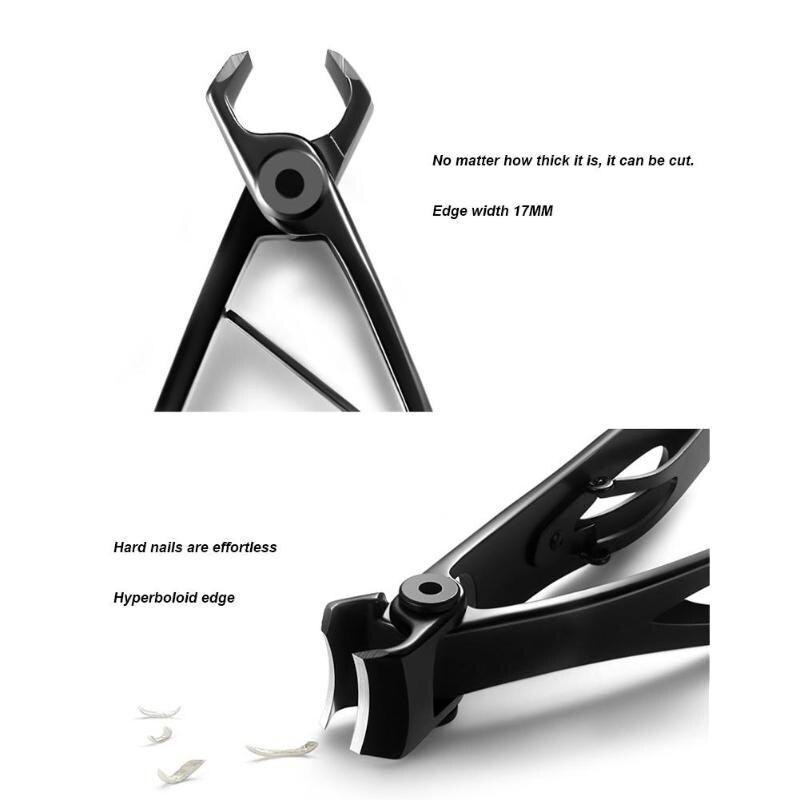 Pro Nail Clippers Multi-function Stainless Steel Nail Cutter Toenail Fingernail Manicure Trimmer Toenail Clippers Thick Nail Cut
