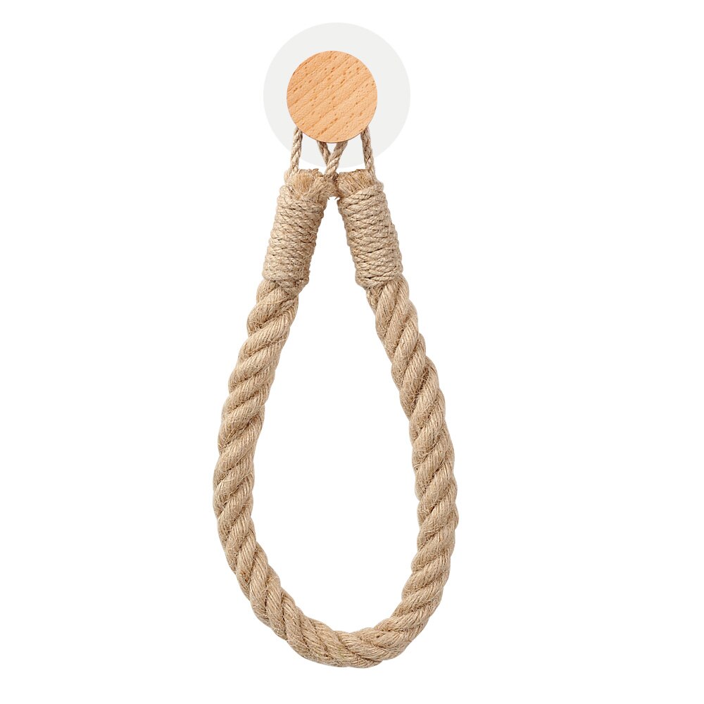 Retro Accessoire Handdoek Opknoping Touw Toiletrolhouder Home Hotel Badkamer Decoratie Benodigdheden Papieren Handdoek Houder Toiletpapier S: B