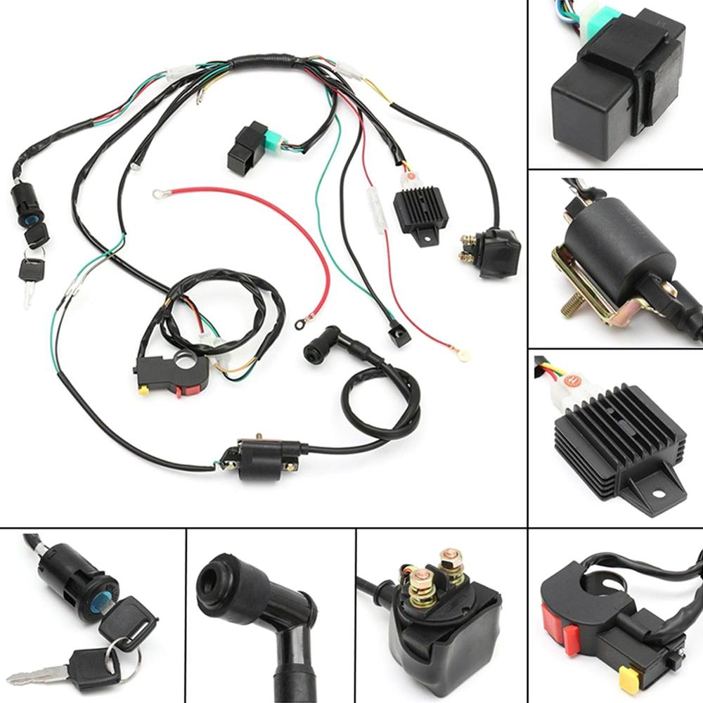 50 70 90cc 110cc 125cc ledningsnet vævestol magnetventil codi cdi quad dirt bike atv