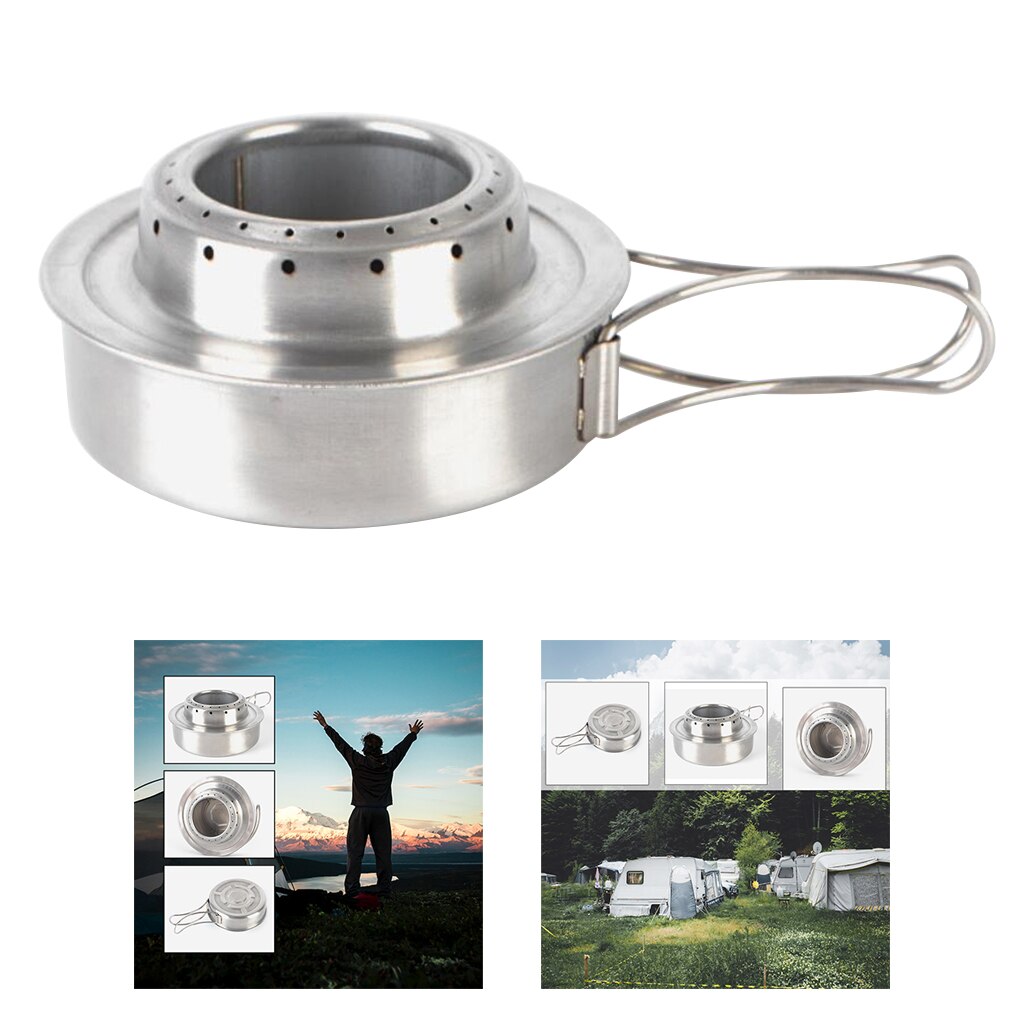 Compacte Draagbare Alcohol Fornuis Outdoor Alcohol Brander, Voor Picknick Camping Wandelen Koken