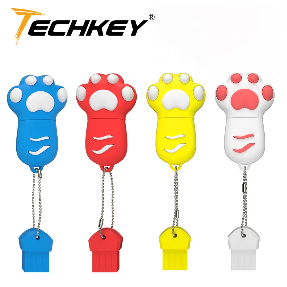 Pen Drive 4 Gb 8 Gb 16 Gb Mooie Usb Flash 32 Gb 64 Gb Leuke Kat Klauw Memory Stick opslag Apparaat Usb Флешка