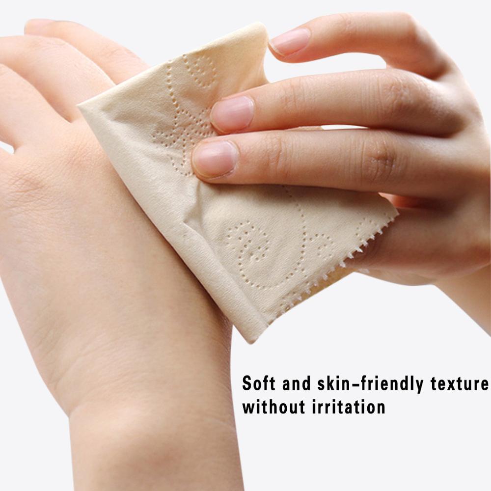 10 Rolls/Lot Hollow roll paper Toilet Roll Paper 4 Layers Home Bath Toilet Roll Paper Primary Wood Pulp Toilet Paper Tissue Roll