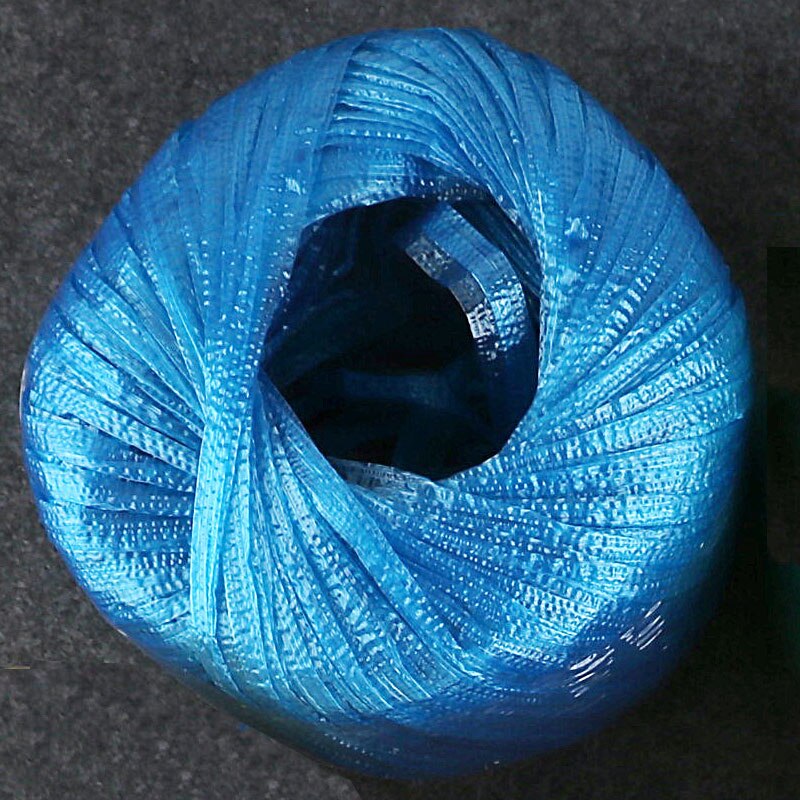 Cuerda de fibra de vidrio, cuerda de alambre, cuerda de nailon, cuerda de plástico PP, cinta de desgarre para embalaje: blue