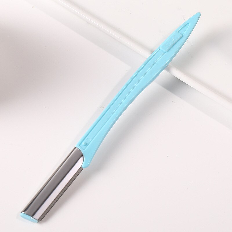 Recortador de cejas para mujer, depiladora Facial, herramientas de maquillaje para cejas: blue