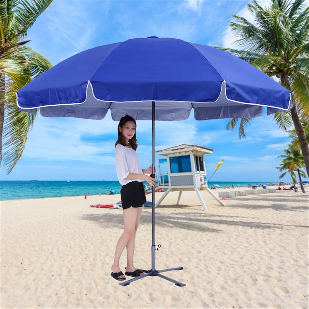 Metal Adjustable Collapsible Sunshade Anchor Patio Umbrella Stand Portable Beach Yard Three Feet Outdoor Patio Umbrella Stand