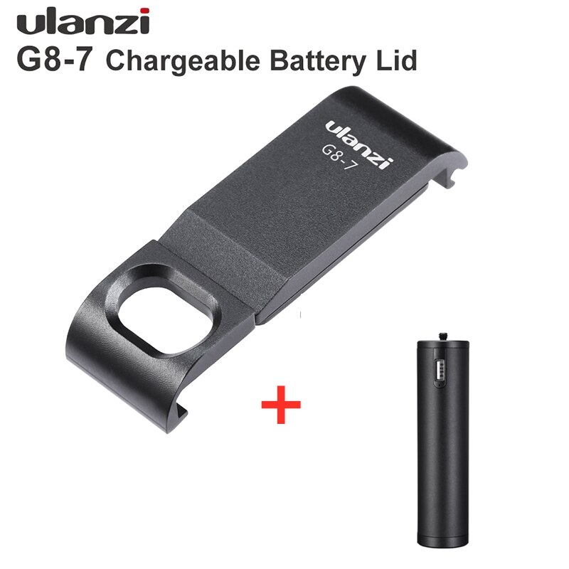Ulanzi  g8-7 gopro hero 8 akkukansi irrotettava type-c latausportin sovitin gopro hero mustalle 8 suojatarvikkeelle: Bg -2 :n kanssa