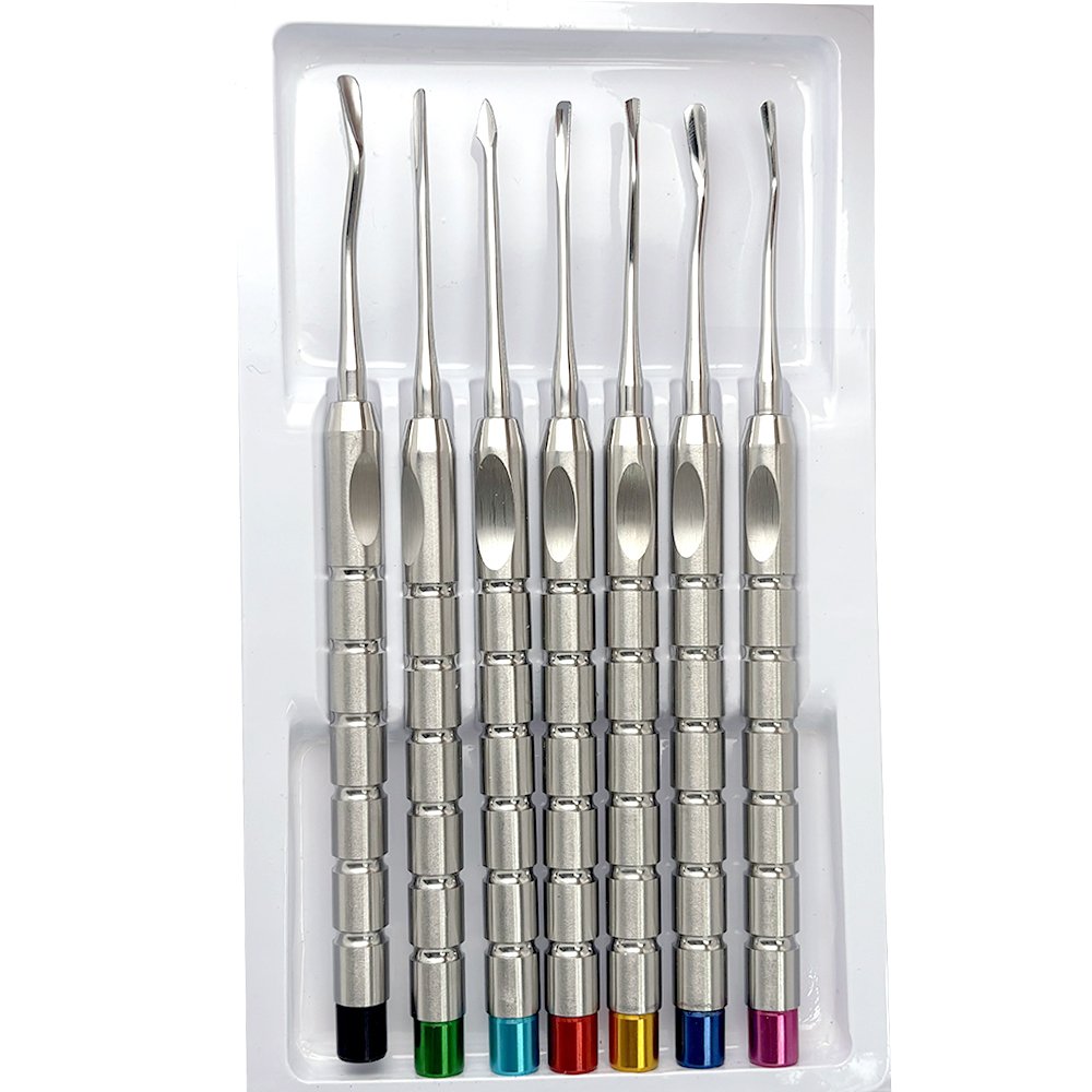 Kit Dental Luxating, cuchillo elevador de diente de raíz, extracción de aleación de titanio, herramienta de dentista mínimamente invasiva