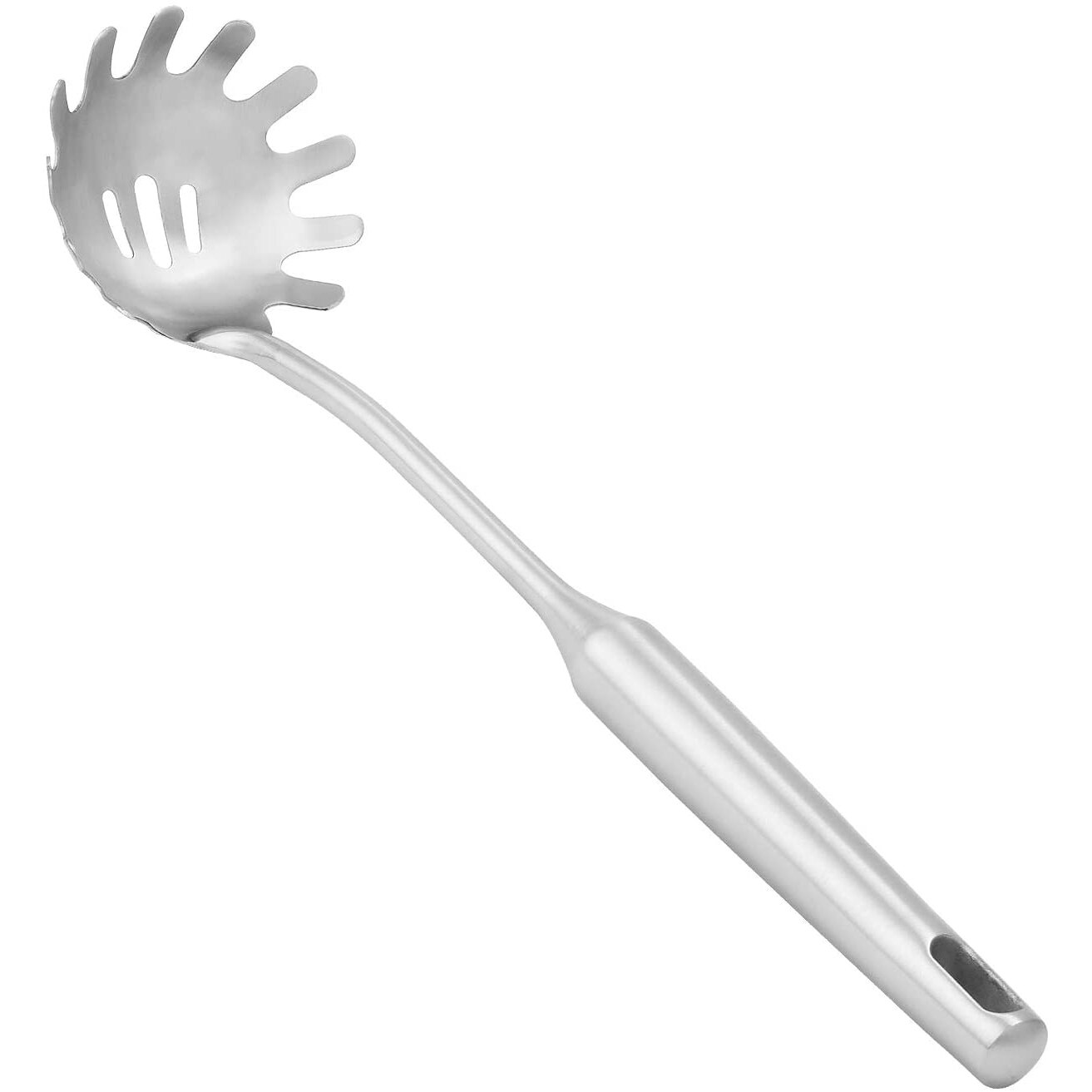 Cuillère à Spaghetti Anolon En Acier Inoxydable - 30 Cm Avec Poignée Antidérapante SureGrip - Résiste à 200°C