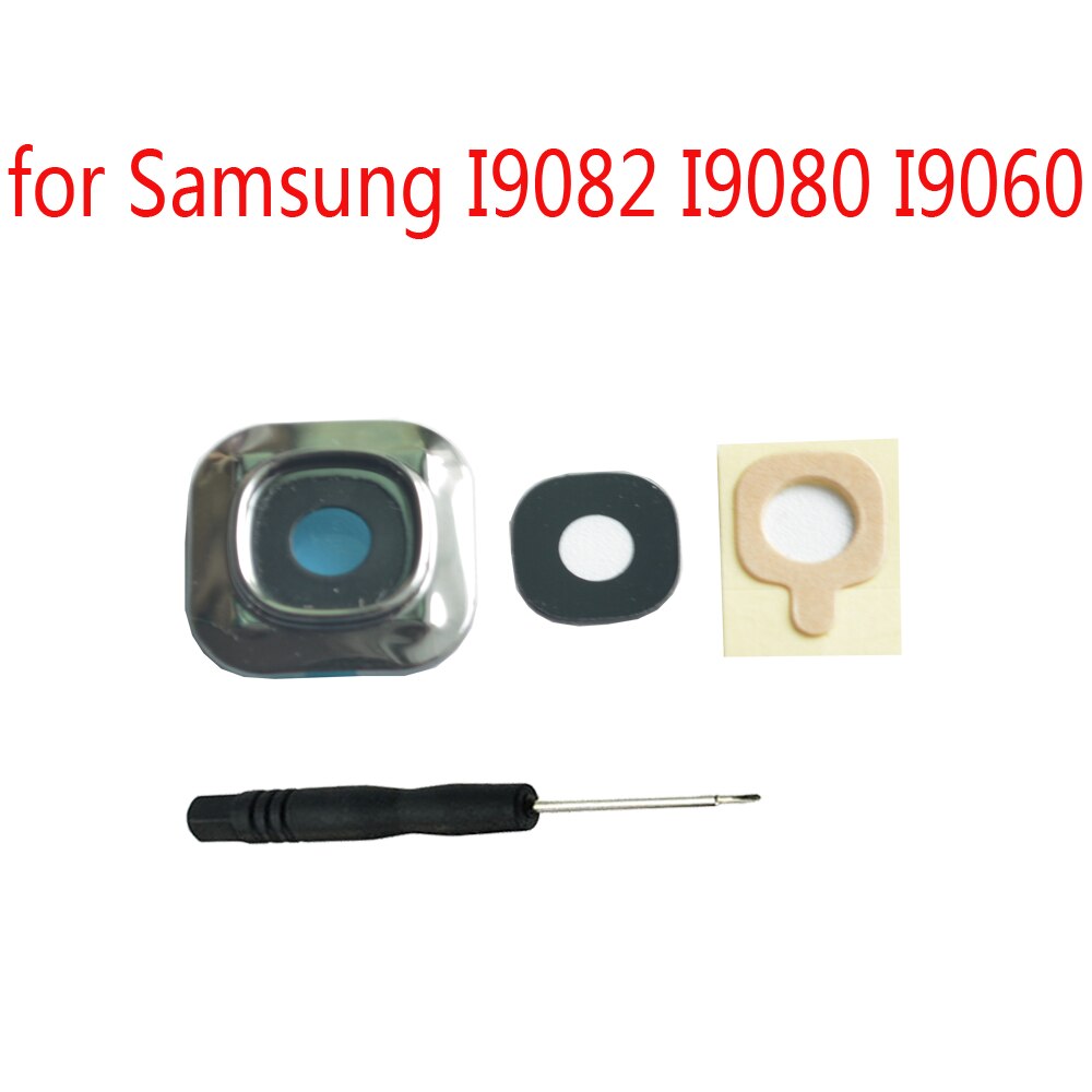 Camera Glas Lens Voor Samsung I9082 I9060 I9080 I9060I 9082 9060 Galaxy Grote Duos Neo Plus Telefoon Camera Protector Cover + gereedschap