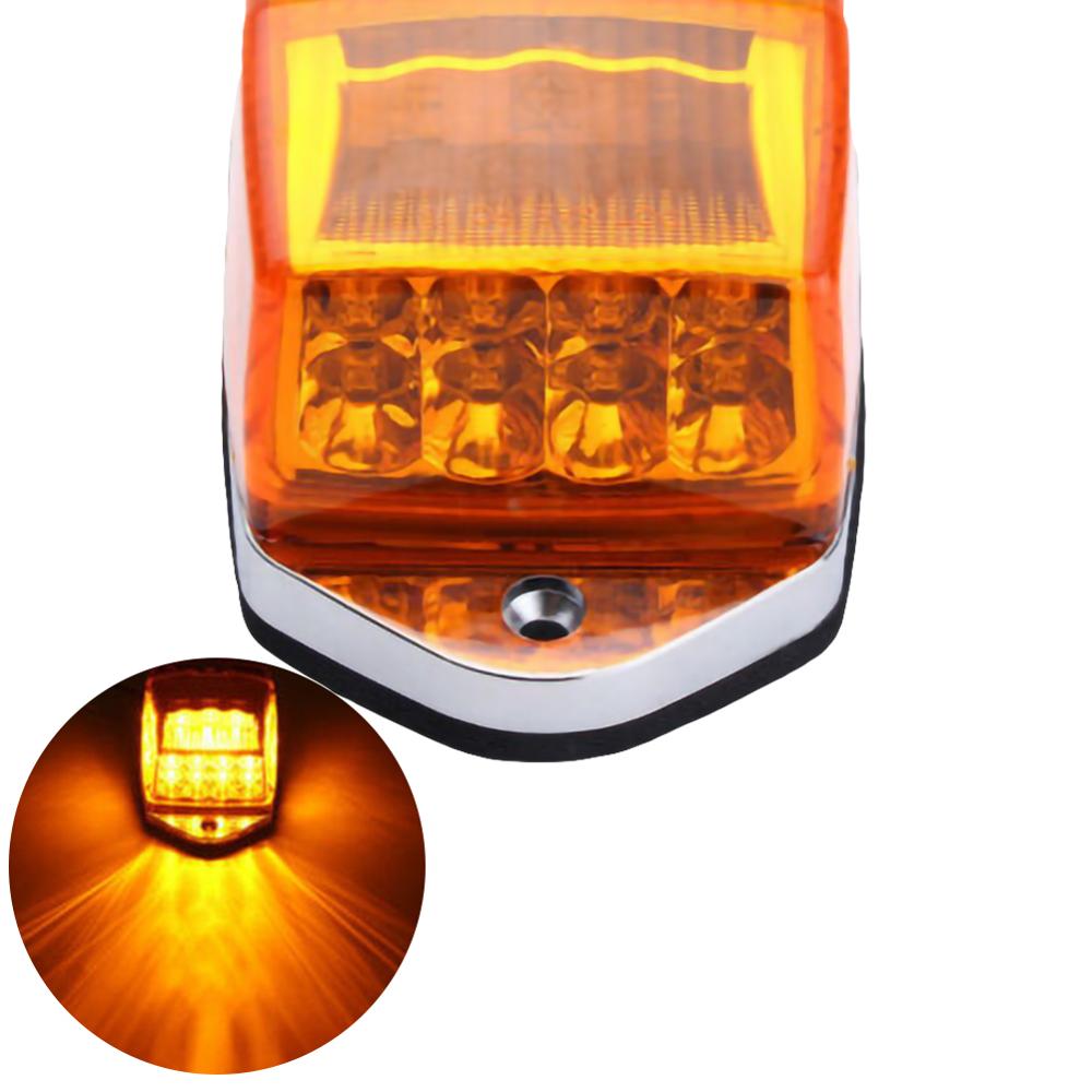 Rav 17 led cab tag top markering clearance løbende advarselslys til kenworth 12v truck trailer clearance lamp side marker light