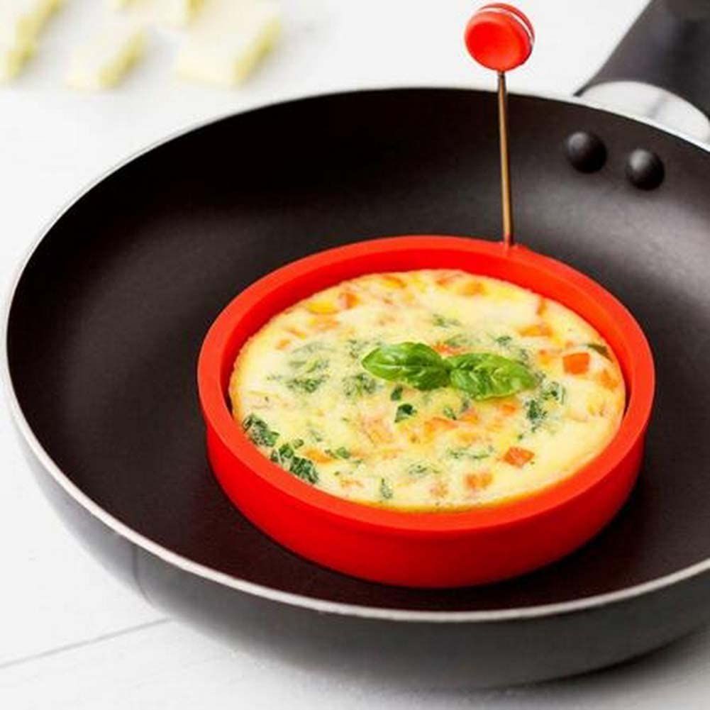 3 st silikon äggring pannkaka frukost smörgåsar benedict ägg omeletter och mer nonstick form ring rund kök prylar