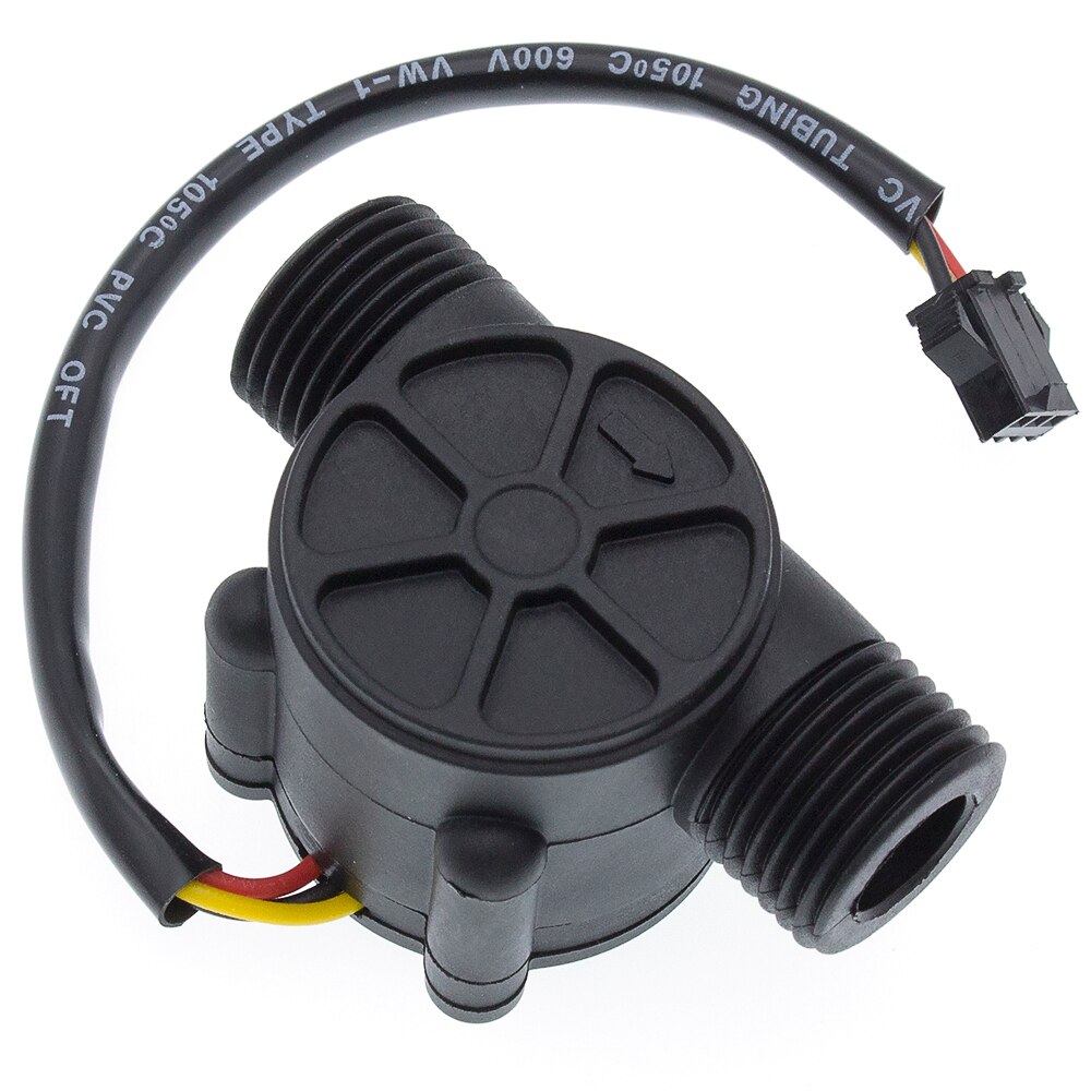 5V Water Flow Sensor YF-S201 iSentrol Flowmeter Hall Flow Sensor Water Control Liquid Flow Sensor Switch 1-30L/min 1.2MPa