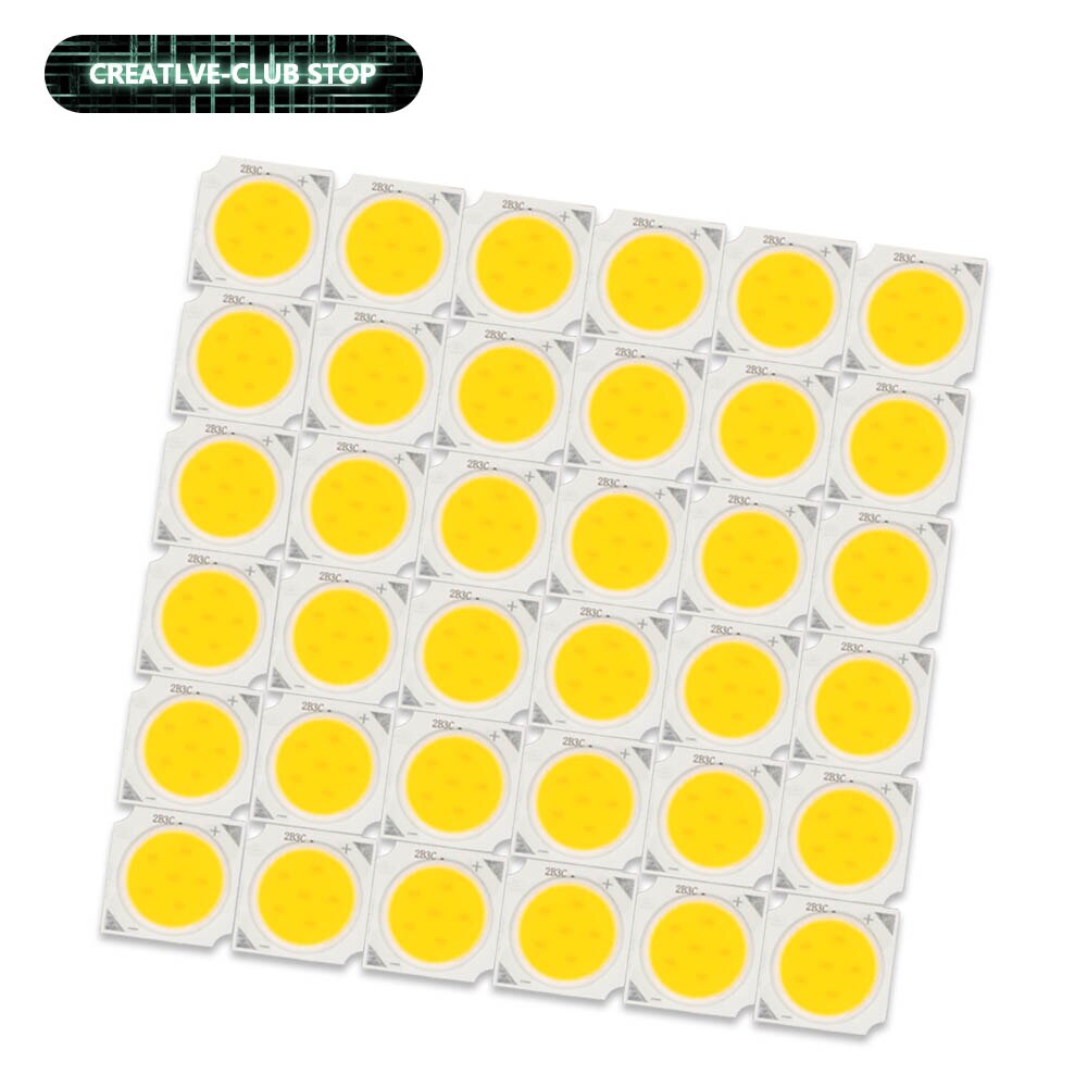 20st Led Cob Gloeilamp 250ma 1313 3W 5W 7W 10W Warm Wit Koud Wit Led Bron Chip Licht Lamp Schijnwerper Downlight Lampen Diy
