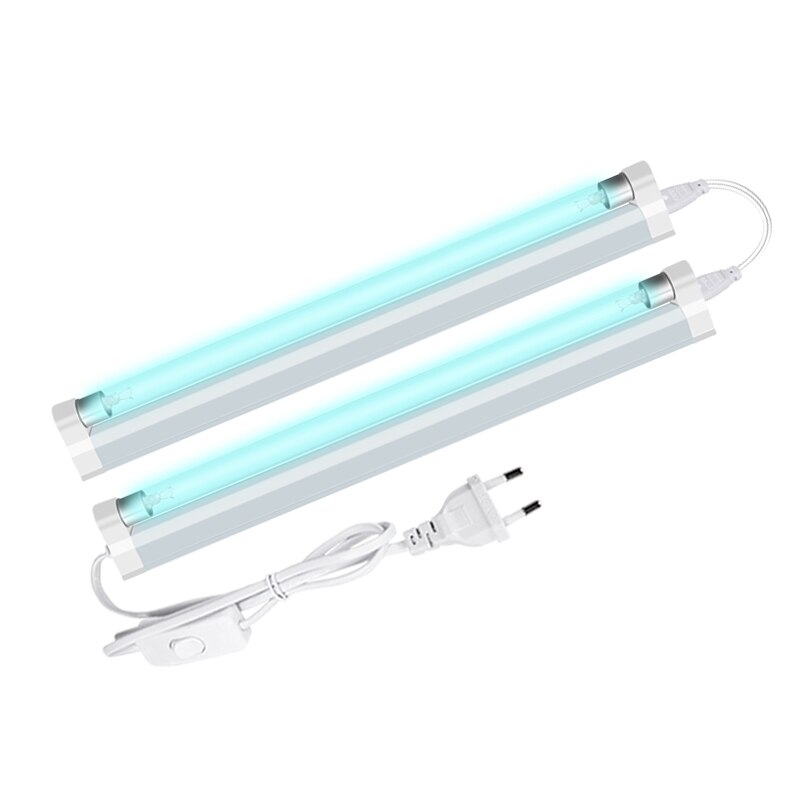 Quarz Ozon UVC Lampe Sterilisator UV Licht T5 Uv-röhre Lampen Keimtötende Licht Desinfektion Milbe Keim Bakterium Mörder: Two T5 Tubes Set / 110V 6W