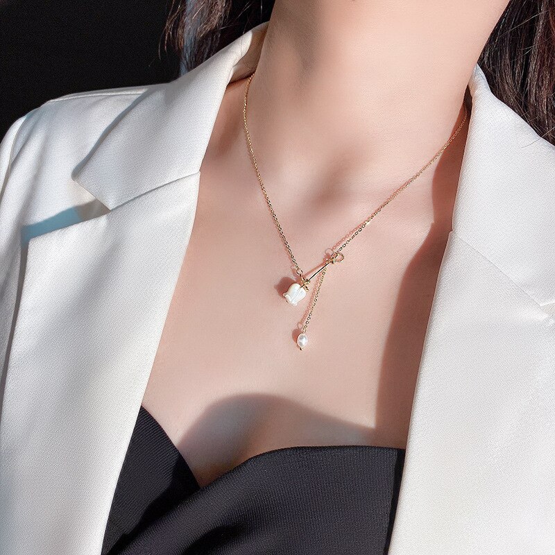 YIDUO Rose Choker nian Neue Stil 520 Geständnis Yuyi Herz Nur Sie Hohe Grade Gefühl Halskette