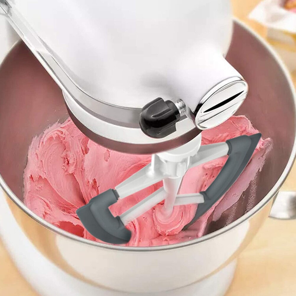 Lame Flexible de batteur de bord de Silicone pour le mélangeur de support de tête d'inclinaison de KitchenAid 4.5-5QT fournitures d'outils de cuisine