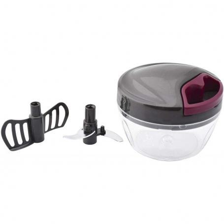 PICADORA/BATIDORA MANUAL MINI JATA AC57 - 300ML - CUCHILLA ACERO INOX. - 2* ACCESORIOS INTERCAMBIABLES - APTO PARA LAVAVILLAS