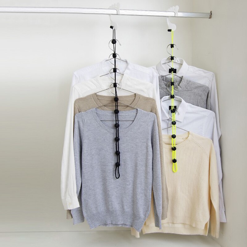 Thuis Droogrekken Sokken Opknoping Touw Creatieve Multifunctionele Wassen Kleren Mand Netto