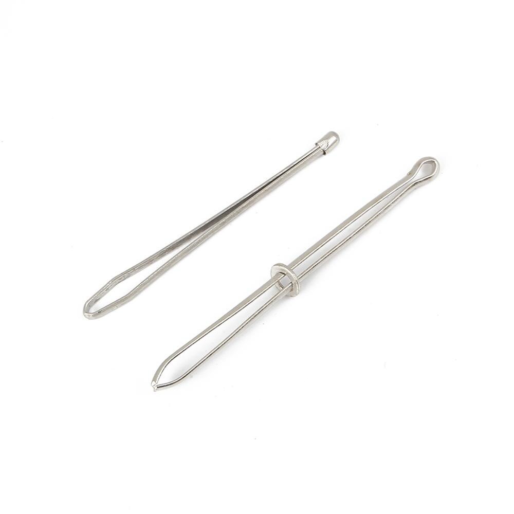 2 stk elastikbånd i rustfrit stål citeret clips iført reb vævning værktøjstaske wrap reb iført sytilbehør: Default Title