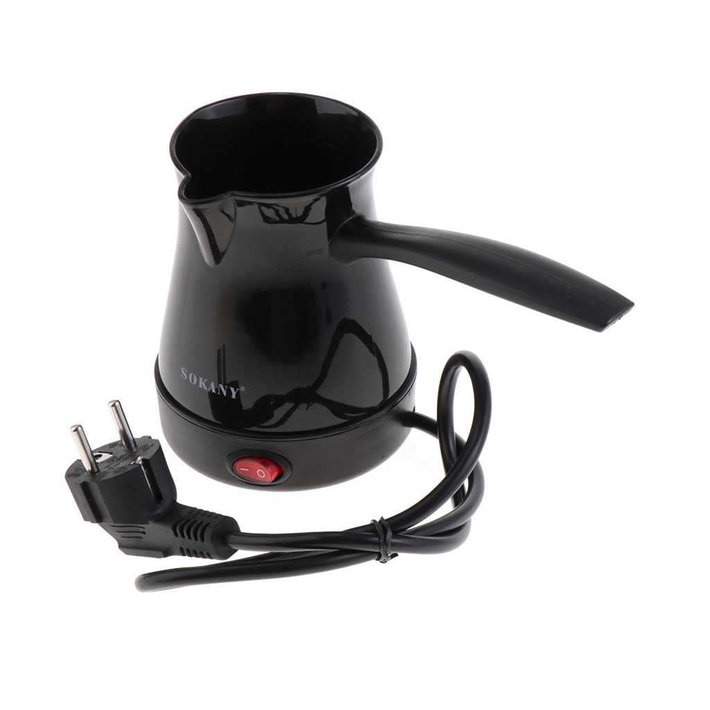 500ml turkse koffiezetapparaat pot draagbare elektrische koffiemachine voor thuis bar café winkel, eu-stekker