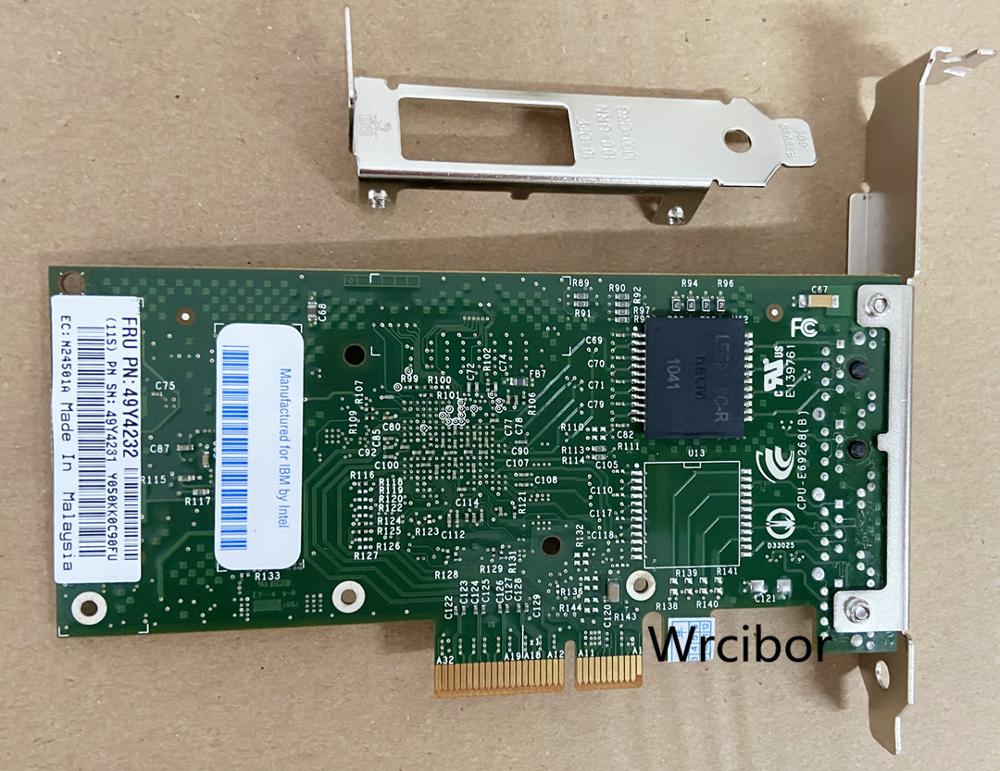 Intel ibm  i340-t2 pci-e ethernet dual port server adapterkort 49 y 4232