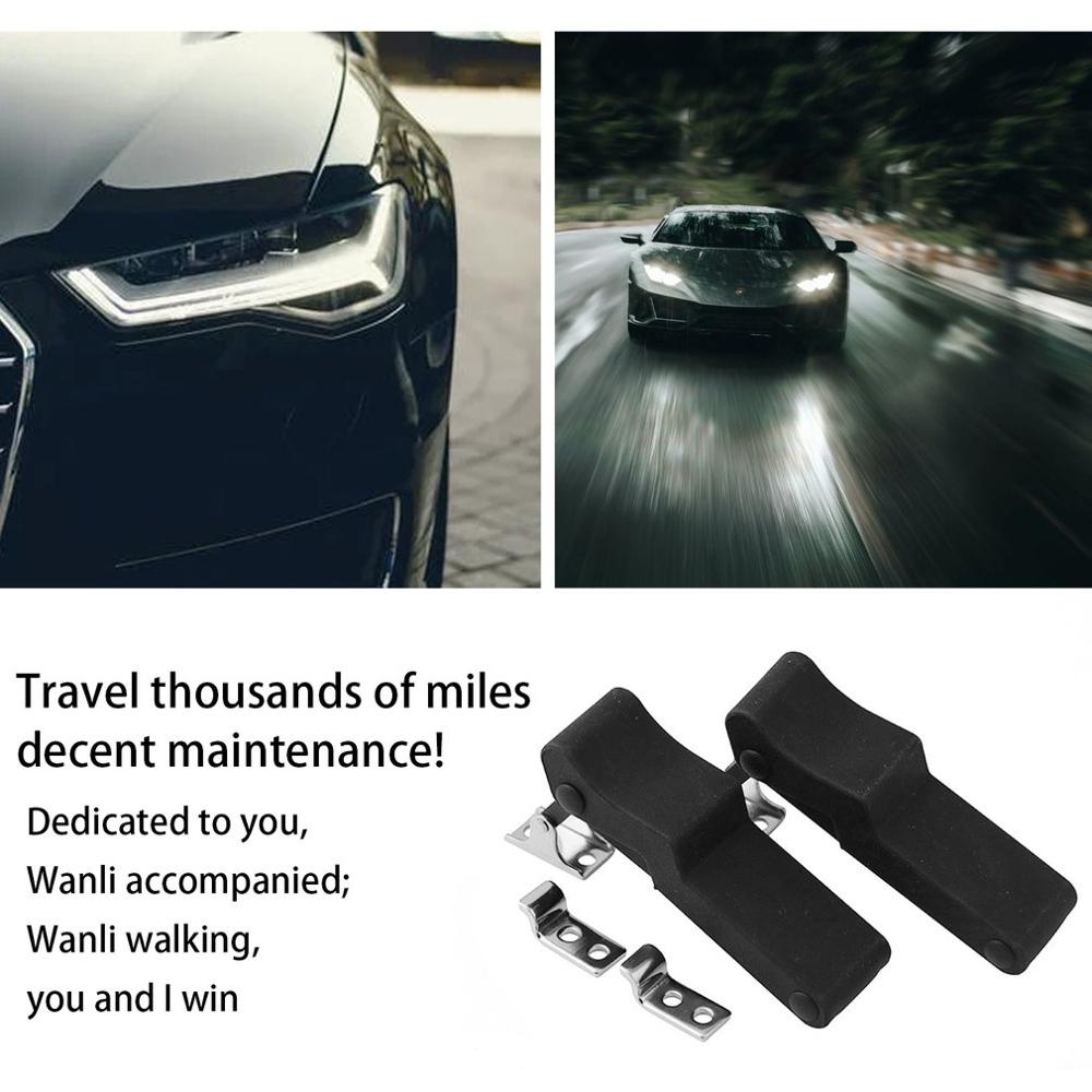 2pcs Front Storage Rack Rubber Latch Center Thermoplastic Elastomer Boat Latch Flexible Rubber Draw Latch