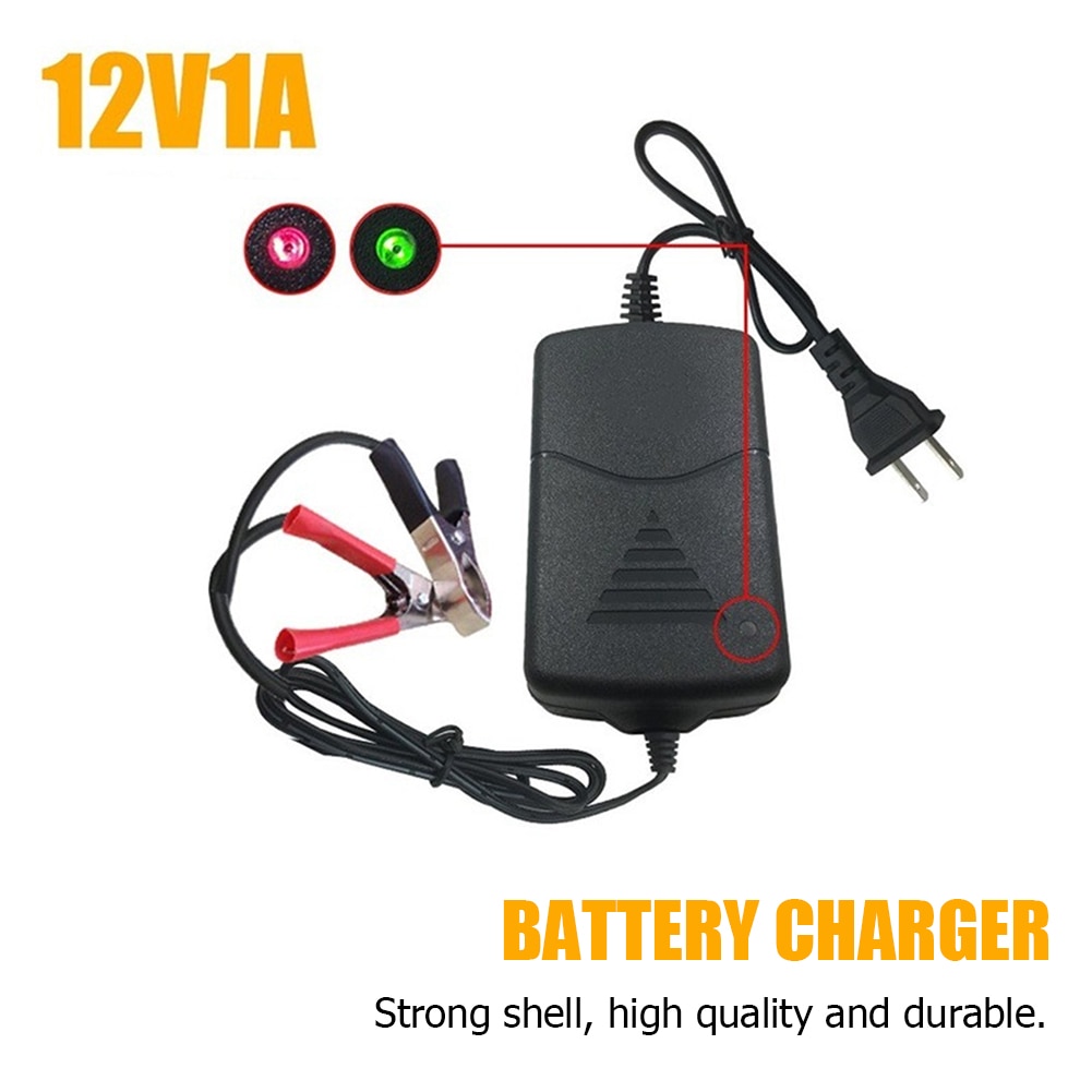 Battery Charger Maintainer 12V Trickle for Car Motorcycle RV Truck ATV US Plug Enduring Car Durable Parts Components