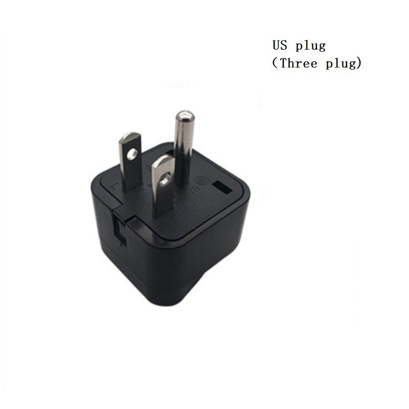 1PC Universele US UK AU EU Italië Zwitserse Stekker Adapter Travel Wall AC Power Charger Outlet Adapter Converter 2 /3Pin Socket: US plug Three plug