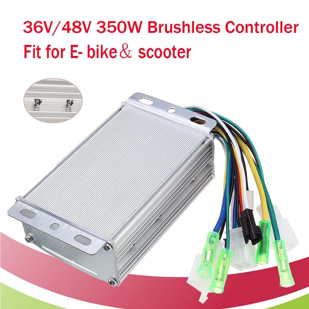 Controlador de bicicleta eléctrica, Motor sin escobillas, 36V/48V, 350W