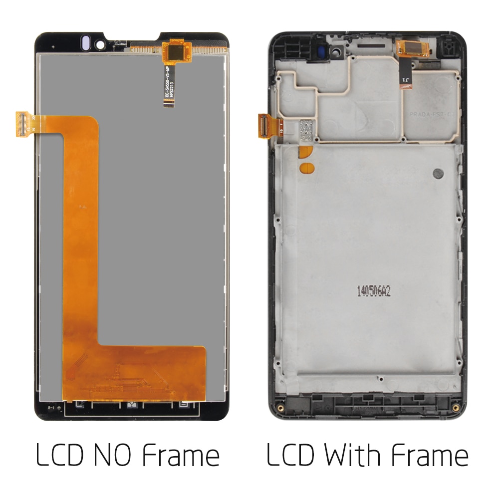 For Lenovo P780 LCD Display Panel with Touch Screen Digitizer Panel Module Full Assembly With Frame For lenovo P780 Display